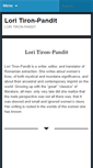 Mobile Screenshot of loritironpandit.com