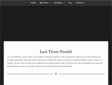 Tablet Screenshot of loritironpandit.com